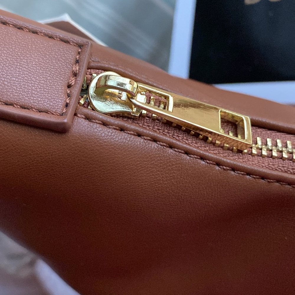 Jules Kae NWT Rare Zola Vegan Leather Bag in Cognac - sold out online!!! - Picture 9 of 13